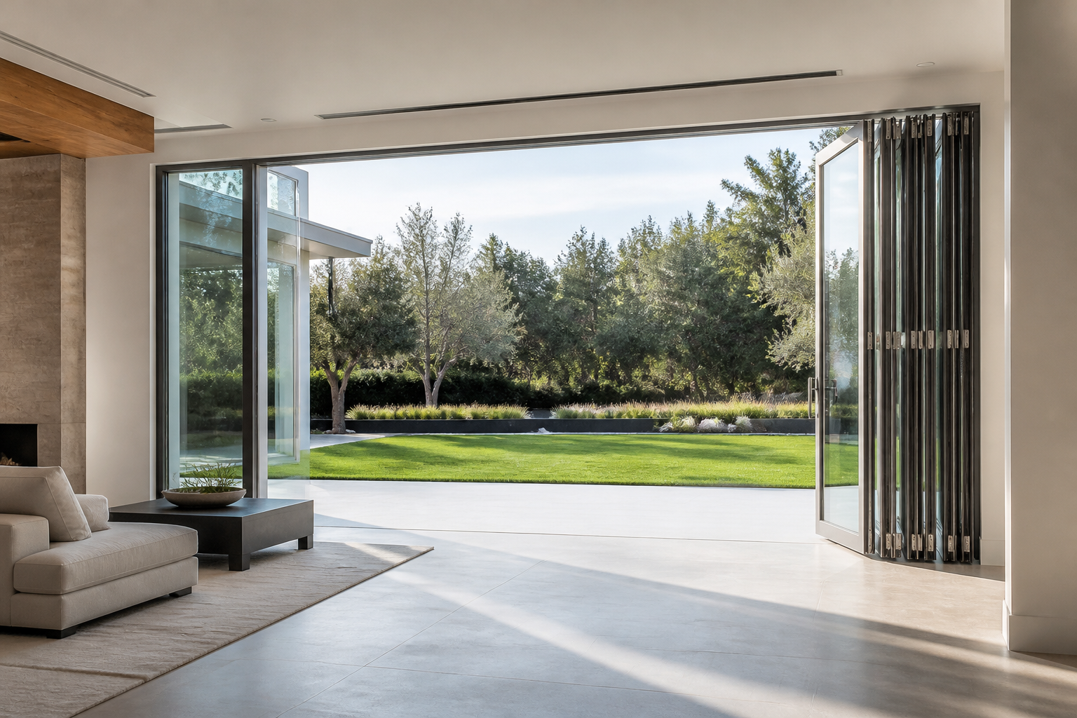 VLX 100 Bifold / Folding Door in Fresno, CA | Lightwell Windows Fresno - detail 4
