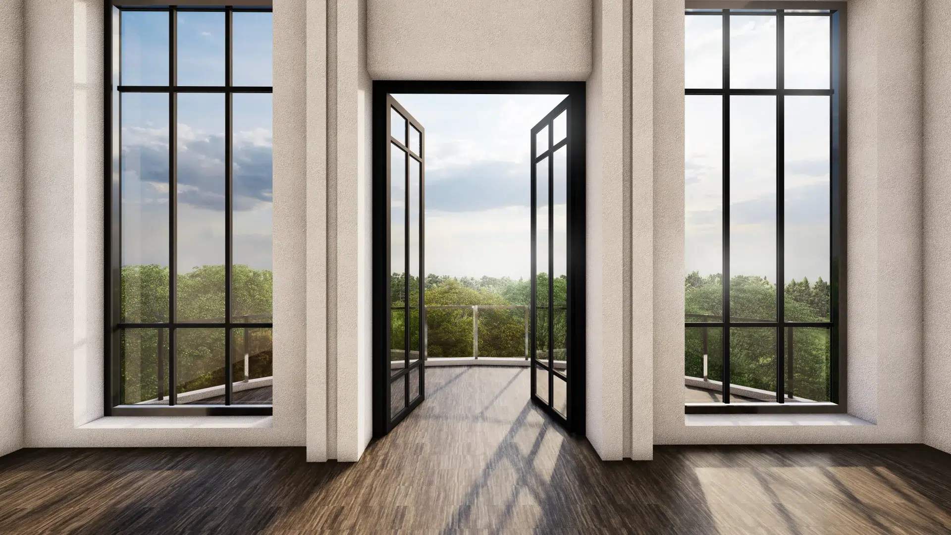 VLX 100 Double Swing / French Door in Fresno, CA | Lightwell Windows Fresno - detail 1