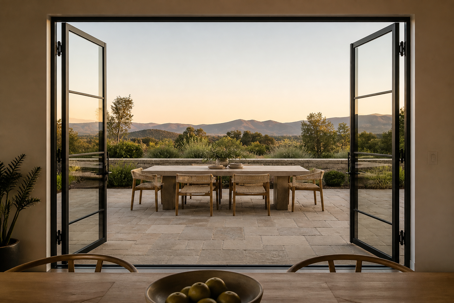 VLX 100 Double Swing / French Door in Fresno, CA | Lightwell Windows Fresno - detail 6