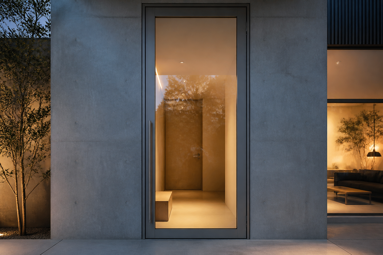 VLX 100 Pivot Door in Fresno, CA | Lightwell Windows Fresno - detail 2